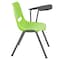 Flash Furniture Green Ergonomic Shell Chair with Left Handed Flip-Up Tablet Arm RUT-EO1-GN-LTAB-GG - alternate 3
